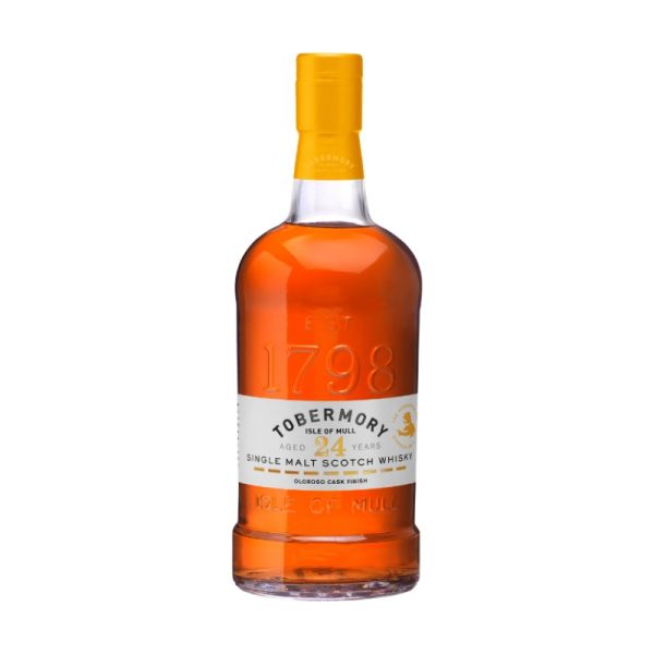 Tobermory 24 Years Old Single Malt bottle