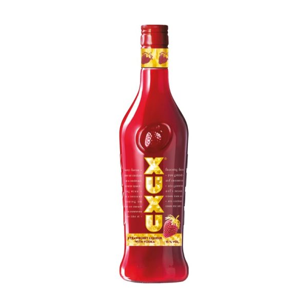 XUXU Original XUXU Original strawberry liqueur with vodka bottle